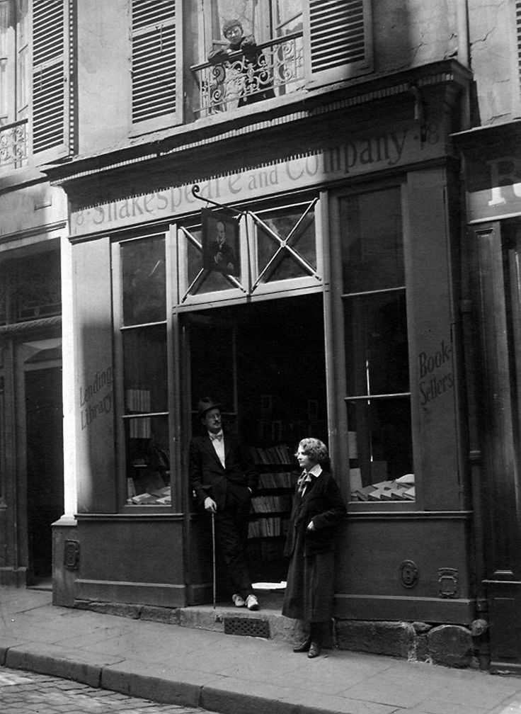 Historic Shakespeare and Company bookshop in Paris