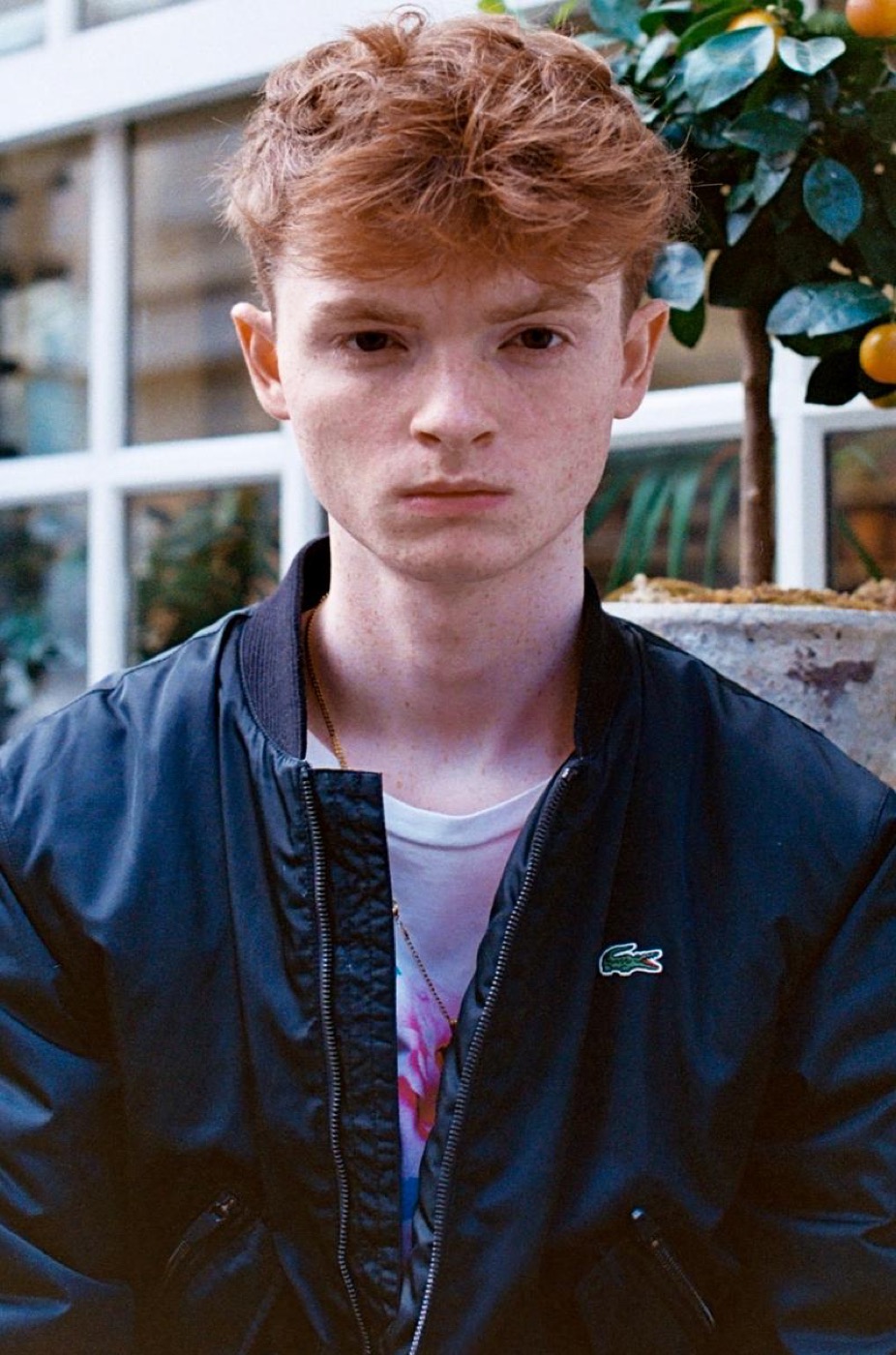 Editorial color portrait in Paris